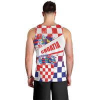 Croatia National Day 2024 Men Tank Top Hrvatska Dan drzavnosti - Wonder Print Shop