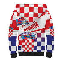 Croatia National Day 2024 Sherpa Hoodie Hrvatska Dan drzavnosti - Wonder Print Shop