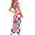 Croatia National Day 2024 Short Sleeve Bodycon Dress Hrvatska Dan drzavnosti