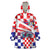 Croatia National Day 2024 Wearable Blanket Hoodie Hrvatska Dan drzavnosti - Wonder Print Shop
