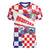 Croatia National Day 2024 Women V-Neck T-Shirt Hrvatska Dan drzavnosti