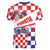 Croatia National Day 2024 Women V-Neck T-Shirt Hrvatska Dan drzavnosti