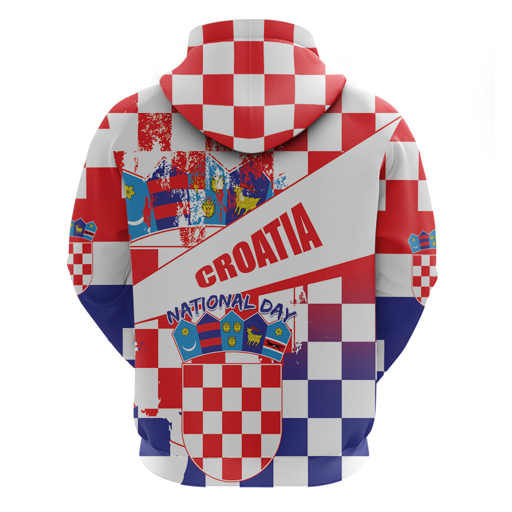Croatia National Day 2024 Zip Hoodie Hrvatska Dan drzavnosti - Wonder Print Shop