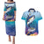 Tuna Fishing Couples Matching Puletasi and Hawaiian Shirt Tuna Fish With Marine Life - Wonder Print Shop
