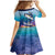 Tuna Fishing Family Matching Mermaid Dress and Hawaiian Shirt Tuna Fish With Marine Life - Wonder Print Shop