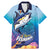 Tuna Fishing Family Matching Mermaid Dress and Hawaiian Shirt Tuna Fish With Marine Life - Wonder Print Shop