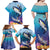 Tuna Fishing Family Matching Off Shoulder Maxi Dress and Hawaiian Shirt Tuna Fish With Marine Life - Wonder Print Shop