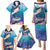 Tuna Fishing Family Matching Puletasi and Hawaiian Shirt Tuna Fish With Marine Life - Wonder Print Shop