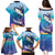 Tuna Fishing Family Matching Puletasi and Hawaiian Shirt Tuna Fish With Marine Life - Wonder Print Shop
