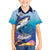 Tuna Fishing Family Matching Summer Maxi Dress and Hawaiian Shirt Tuna Fish With Marine Life - Wonder Print Shop