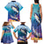 Tuna Fishing Family Matching Tank Maxi Dress and Hawaiian Shirt Tuna Fish With Marine Life - Wonder Print Shop