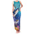 Tuna Fishing Family Matching Tank Maxi Dress and Hawaiian Shirt Tuna Fish With Marine Life - Wonder Print Shop