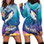 Tuna Fishing Hoodie Dress Tuna Fish With Marine Life - Wonder Print Shop