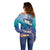 Tuna Fishing Off Shoulder Sweater Tuna Fish With Marine Life - Wonder Print Shop