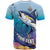 Tuna Fishing T Shirt Tuna Fish With Marine Life - Wonder Print Shop
