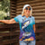 Tuna Fishing Women Polo Shirt Tuna Fish With Marine Life - Wonder Print Shop
