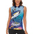 Tuna Fishing Women Sleeveless Polo Shirt Tuna Fish With Marine Life - Wonder Print Shop