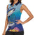 Tuna Fishing Women Sleeveless Polo Shirt Tuna Fish With Marine Life - Wonder Print Shop