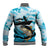 Tuna Fishing Baseball Jacket Fish Camouflage Pattern - Wonder Print Shop