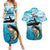 Tuna Fishing Couples Matching Summer Maxi Dress and Hawaiian Shirt Fish Camouflage Pattern - Wonder Print Shop
