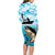 Tuna Fishing Family Matching Long Sleeve Bodycon Dress and Hawaiian Shirt Fish Camouflage Pattern - Wonder Print Shop