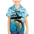 Tuna Fishing Family Matching Mermaid Dress and Hawaiian Shirt Fish Camouflage Pattern - Wonder Print Shop