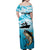 Tuna Fishing Family Matching Off Shoulder Maxi Dress and Hawaiian Shirt Fish Camouflage Pattern - Wonder Print Shop
