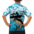 Tuna Fishing Family Matching Summer Maxi Dress and Hawaiian Shirt Fish Camouflage Pattern - Wonder Print Shop