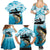 Tuna Fishing Family Matching Summer Maxi Dress and Hawaiian Shirt Fish Camouflage Pattern - Wonder Print Shop