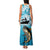 Tuna Fishing Family Matching Tank Maxi Dress and Hawaiian Shirt Fish Camouflage Pattern - Wonder Print Shop