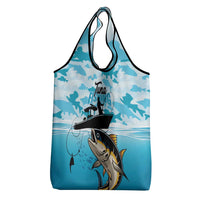 Tuna Fishing Grocery Bag Fish Camouflage Pattern
