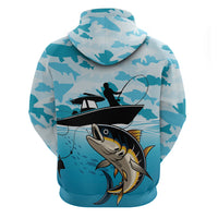 Tuna Fishing Hoodie Fish Camouflage Pattern - Wonder Print Shop