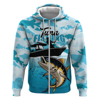 Tuna Fishing Hoodie Fish Camouflage Pattern - Wonder Print Shop