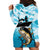 Tuna Fishing Hoodie Dress Fish Camouflage Pattern - Wonder Print Shop