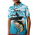 Tuna Fishing Kid Polo Shirt Fish Camouflage Pattern - Wonder Print Shop