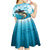 Tuna Fishing Kid Short Sleeve Dress Fish Camouflage Pattern - Wonder Print Shop
