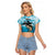 Tuna Fishing Raglan Cropped T Shirt Fish Camouflage Pattern - Wonder Print Shop