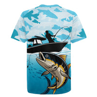 Tuna Fishing Rugby Jersey Fish Camouflage Pattern - Wonder Print Shop