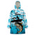 Tuna Fishing Wearable Blanket Hoodie Fish Camouflage Pattern - Wonder Print Shop