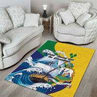 Saint Vincent and the Grenadines Sailing Area Rug Caribbean Sailing