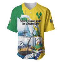 Personalized Saint Vincent and the Grenadines Sailing Baseball Jersey Caribbean Sailing
