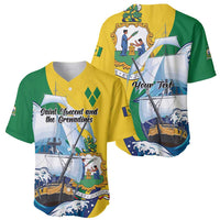Personalized Saint Vincent and the Grenadines Sailing Baseball Jersey Caribbean Sailing