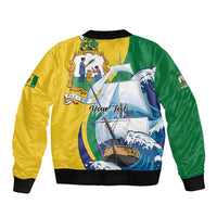 Personalized Saint Vincent and the Grenadines Sailing Bomber Jacket Caribbean Sailing