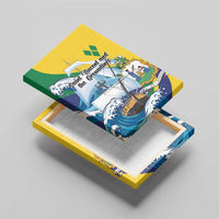 Saint Vincent and the Grenadines Sailing Canvas Wall Art Caribbean Sailing