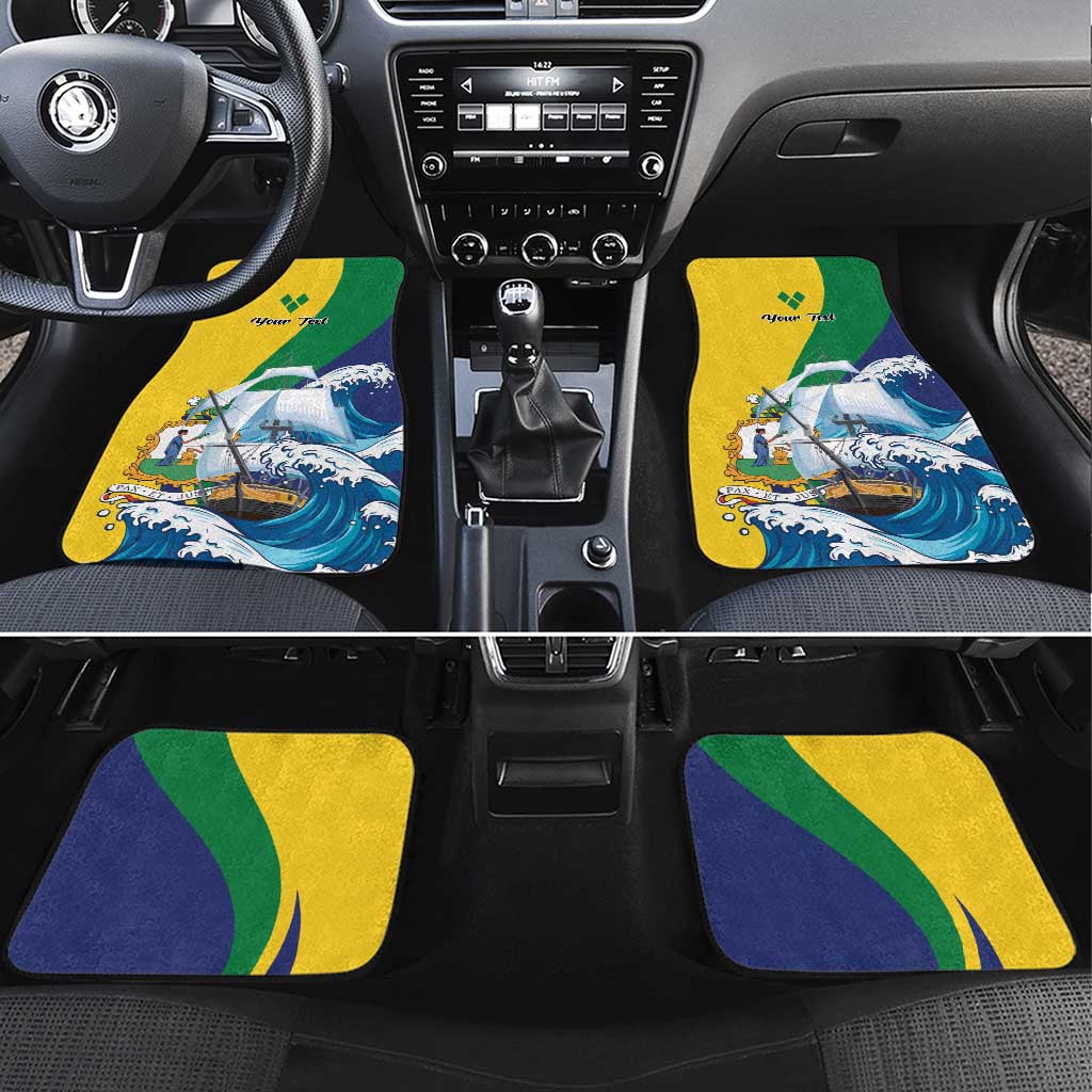 Saint Vincent and the Grenadines Sailing Car Mats Caribbean Sailing