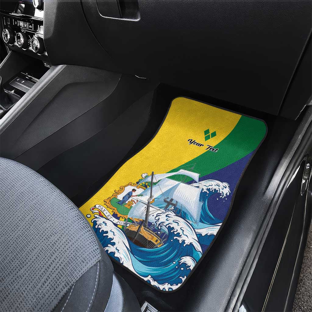 Saint Vincent and the Grenadines Sailing Car Mats Caribbean Sailing