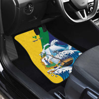Saint Vincent and the Grenadines Sailing Car Mats Caribbean Sailing