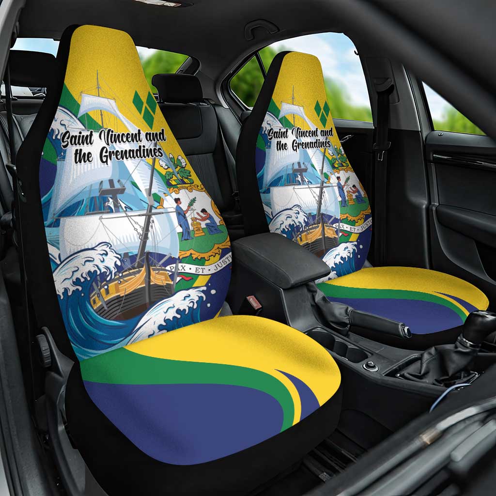 Saint Vincent and the Grenadines Sailing Car Seat Cover Caribbean Sailing