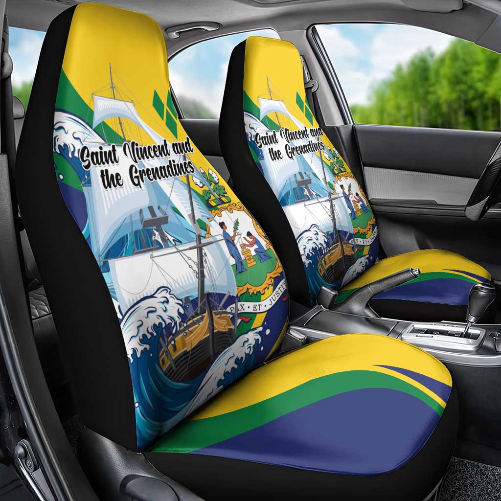 Saint Vincent and the Grenadines Sailing Car Seat Cover Caribbean Sailing