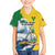 Personalized Saint Vincent and the Grenadines Sailing Family Matching Off The Shoulder Long Sleeve Dress and Hawaiian Shirt Caribbean Sailing